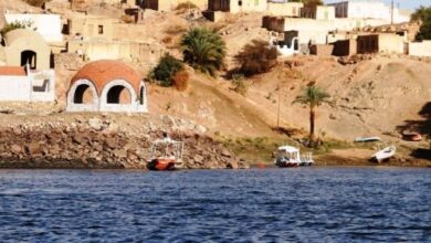 رمضان فى النوبة أحلى.. لـمة الإفطار الجماعى لأهالى جزيرة هيسا.. صور