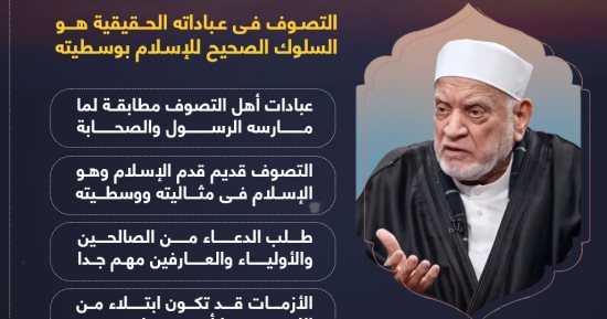 نحتاج لنشر الثقافة الصوفية المعتدلة.. تصريحات أحمد عمر هاشم فى مملكة الدراويش