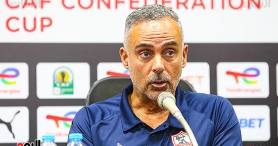 المؤتمر الصحفى لمباراة الزمالك وأنيمبا النيجيري بالكونفدرالية اليوم