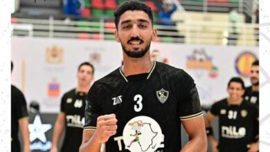 للمرة الثانية.. مازن رضا أفضل لاعب فى لقاء يد الزمالك وبطل بنين بربع نهائى بطولة أفريقيا