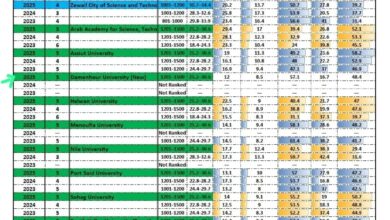 جامعة دمنهور تعلن إدراجها لأول مرة ضمن تصنيف التايمز THE العالمي 2025
