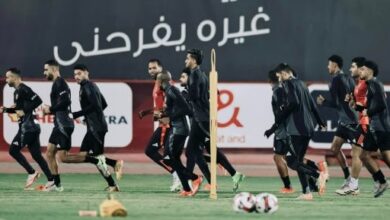 الأهلى يذاكر البنك قبل موقعة الأحد بالدورى