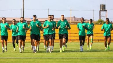 المصرى يستعين بالتدريبات الاستشفائية للتغلب على الإرهاق استعداداً للزمالك