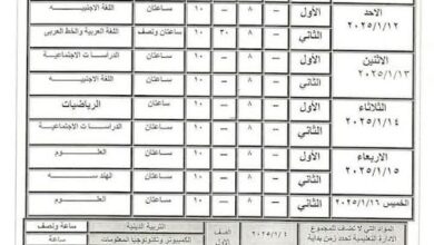 تعرف على موعد جدول امتحانات الصفين الأول والثانى الإعدادى فى سوهاج