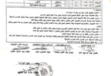 جداول امتحانات نصف العام للمراحل التعليمية فى مدارس الأقصر.. صور