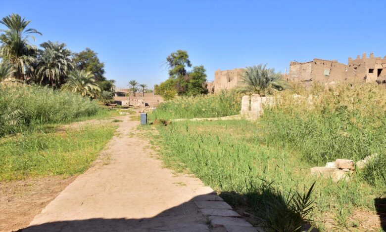 معبد مونتو في المدامود بالأقصر ينتظر دخول خطة التطوير وبدء زيارات السائحين