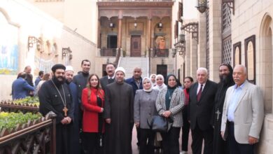 "دينية النواب" تنظم زيارة ميدانية لمسجد عمرو بن العاص ومجمع الأديان بمصر القديمة