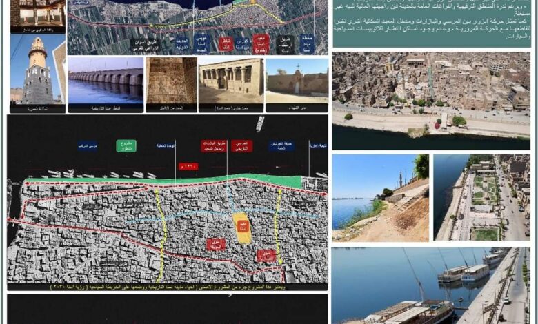 تفاصيل المخطط الشامل لتطوير ورفع كفاءة كورنيش النيل فى مدينة إسنا.. صور