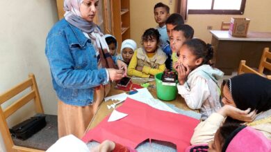 دعم مميز للأطفال فى قصور ثقافة الأقصر بوورش فنون تشكيلية وحكى.. صور